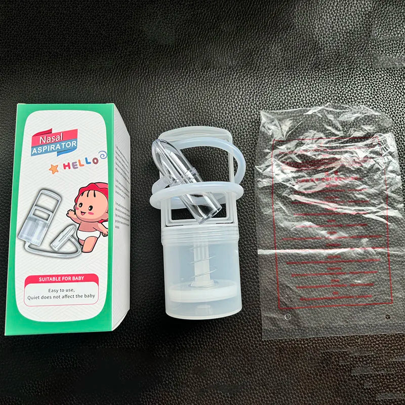 New Fashion Baby Nasal Aspirator Powerful Hand Pump and Non-invasive Nose Tip Hygienic & Comfortable Nose Suction for Baby