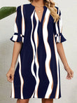 Vestido tejido ajustado para mujer, talla grande 