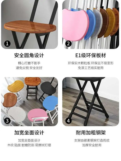 Custom Nordic Dining Chairs Modern Aesthetic Fold Ergonomic Chair Kitchen Trendy Outdoor Chaises Salle Manger Home Furniture
