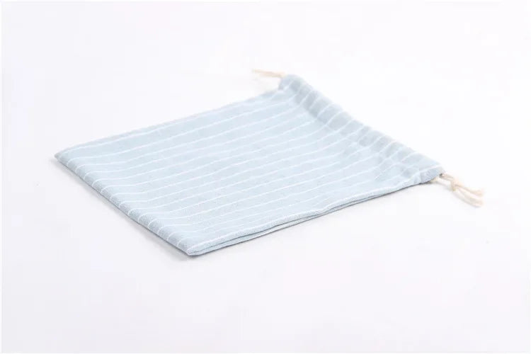 Cotton Linen Drawstring Cosmetic Bag Christmas Gift Package Makeup Storage Bags for Travel Wedding