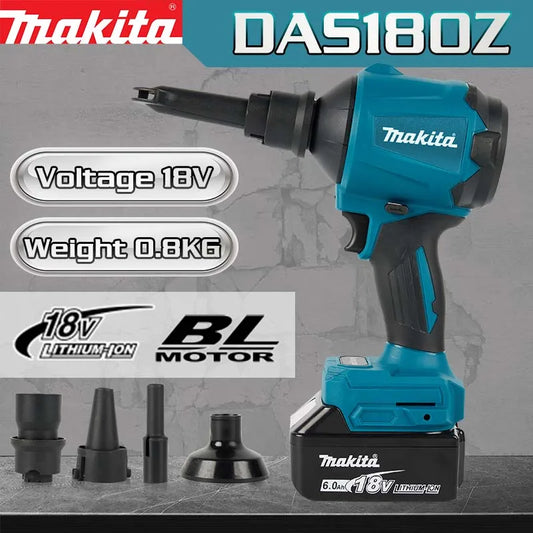 Makita Power Tools Makita 18V Tools DAS180 High-Power Air Dust Blower for Blowing Dust in Narrow Spaces Power Tools 2024