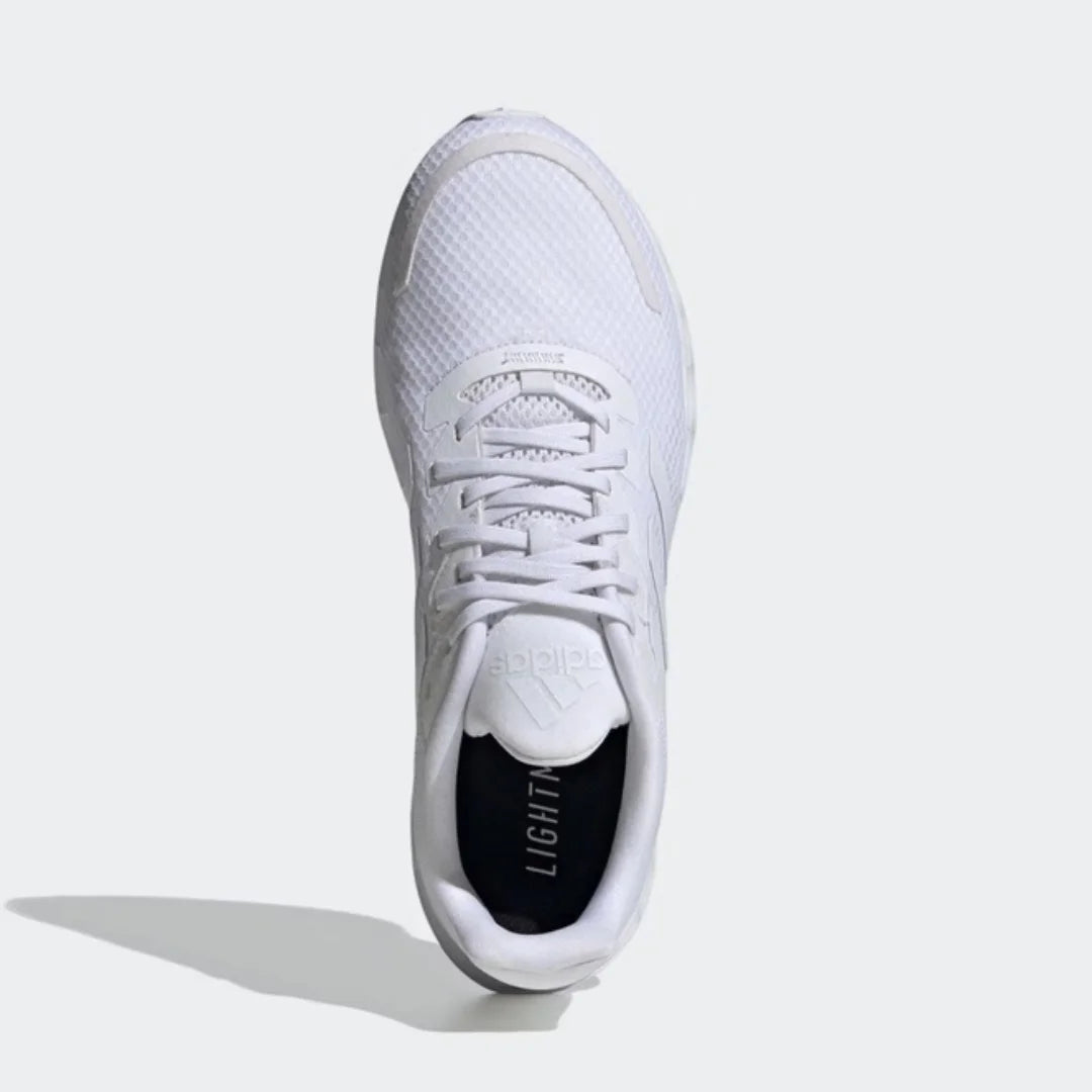 Adidas New Lightweight Cushioning and Strong Grip Running Shoes for Men and Women, Duramo Sl, Lightweight and Durable Training and Competition Running Shoes, Silver-White Color, Versatile Casual Sports Shoes, a Must-Have for