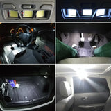 C5W Festoon LED Bulb 31mm 36mm 39mm 41mm T10 W5W LED COB Light 12V White 7000K Car Interior Dome Reading Trunk Lmaps
