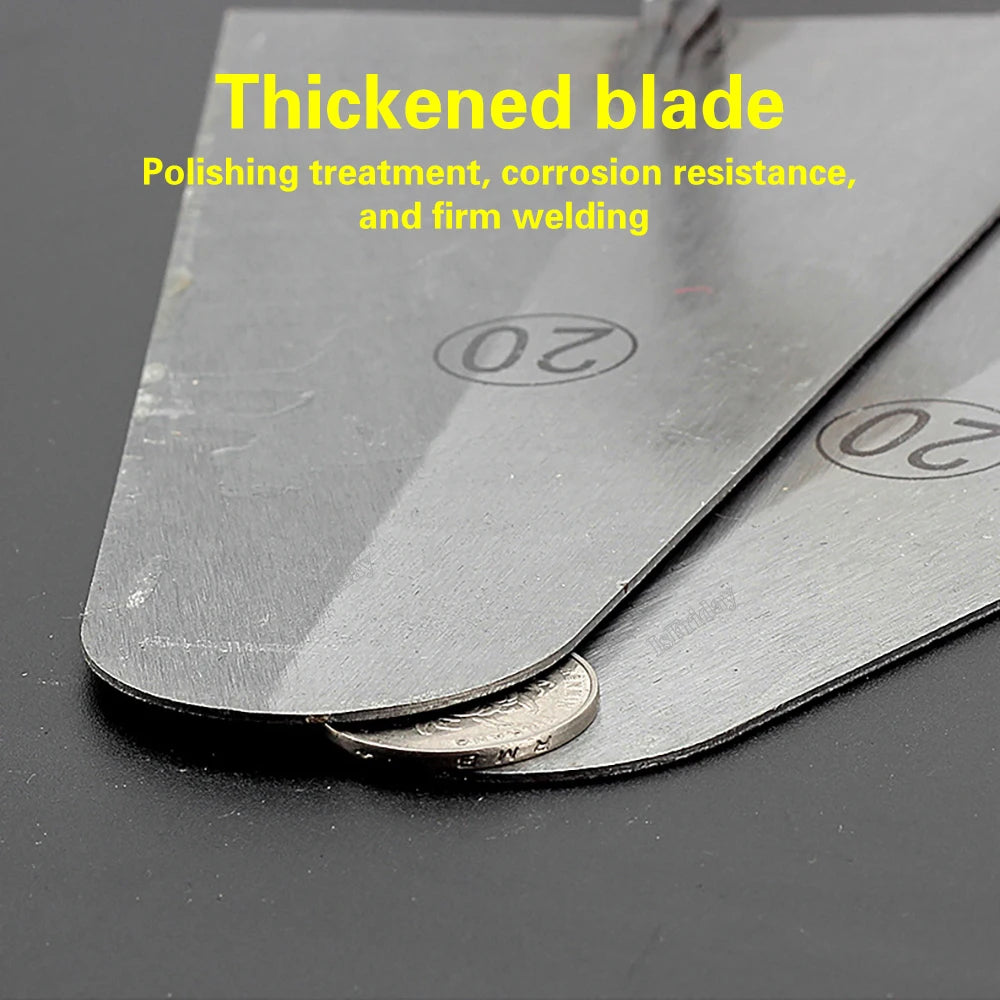 Stainless Steel Trowel Wall Bricklayer Thickened Trowel Tiled Tile Trowel Gray Spoon Putty Knife Trowel Tool