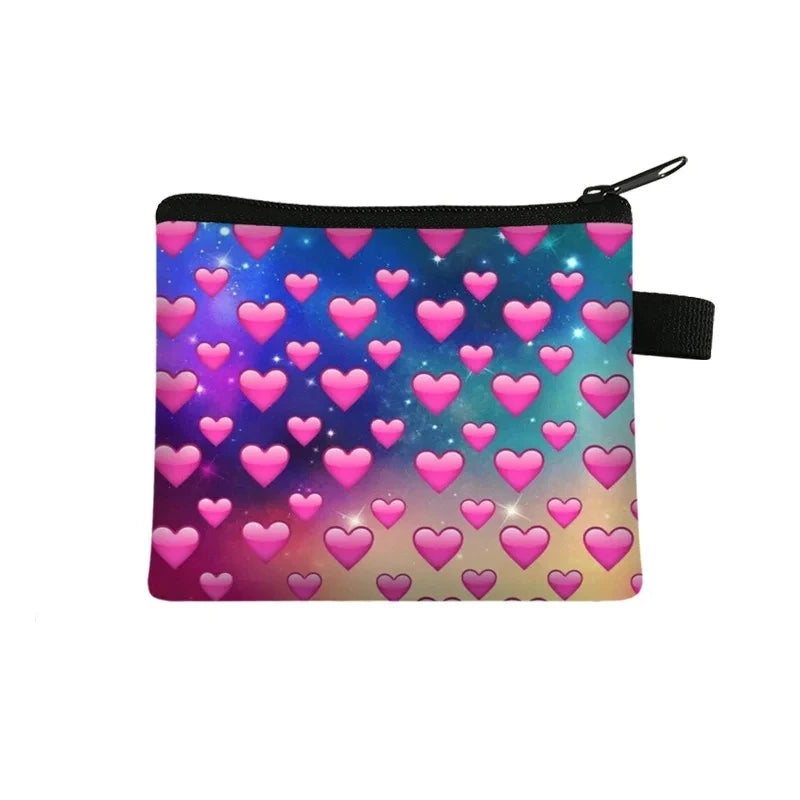 Carteira Portfel Men Wallet Women Cartera Mujer Female Short Cute Flower Zero Wallet Simple Fashion Card Bag Coin Purse Key Case