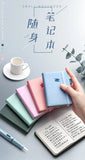 Mini A7 Pocket Notebook Handmade Leather 100Sheets Notepad Portable Travel Diary Planner Schedule Kawaii School Office Supplies