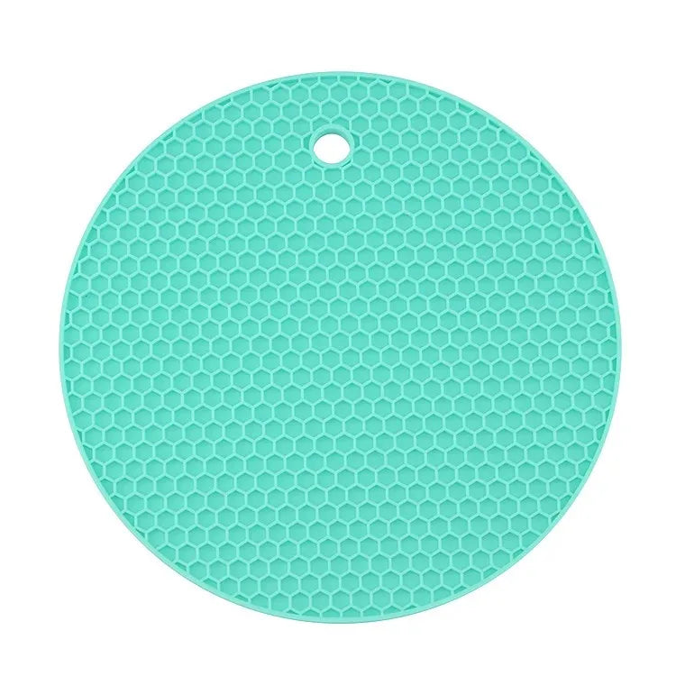 18/14cm Round Heat Resistant Silicone Mat Drink Cup Coasters Non-slip Pot Holder Table Placemat Kitchen Accessories Onderzetters