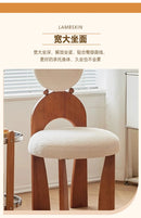 Nordic Bedroom Makeup Chair Modern Dresser Accent Wooden Dining Chair Luxury Relax Minimalist Design Home Furniture Cadeira LLMC