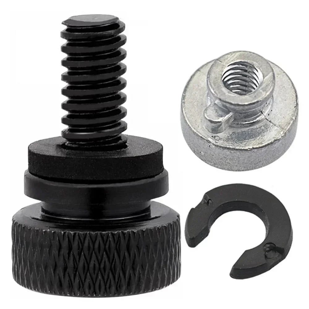 Motorcycle Universal Rear Fender Seat Screw Bolt Nut Knob Cover For Harley Sportster Fatboy Dyna Softail V-ROD Touring Tri Glide