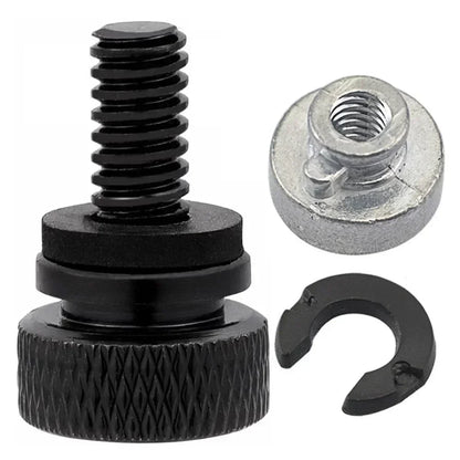 Motorcycle Universal Rear Fender Seat Screw Bolt Nut Knob Cover For Harley Sportster Fatboy Dyna Softail V-ROD Touring Tri Glide