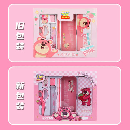 Disney Stationery Set Gift Box Mickey Minne SpiderMan Lotso Frozen Primary student School Supplies Boys girls Children's Gift