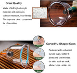 12Pcs Vacuum Cupping Sets with Pumping Gun Suction Cups Back Massage Body Cup Detox Anti Cellulite Cans Healthy Care Jars
