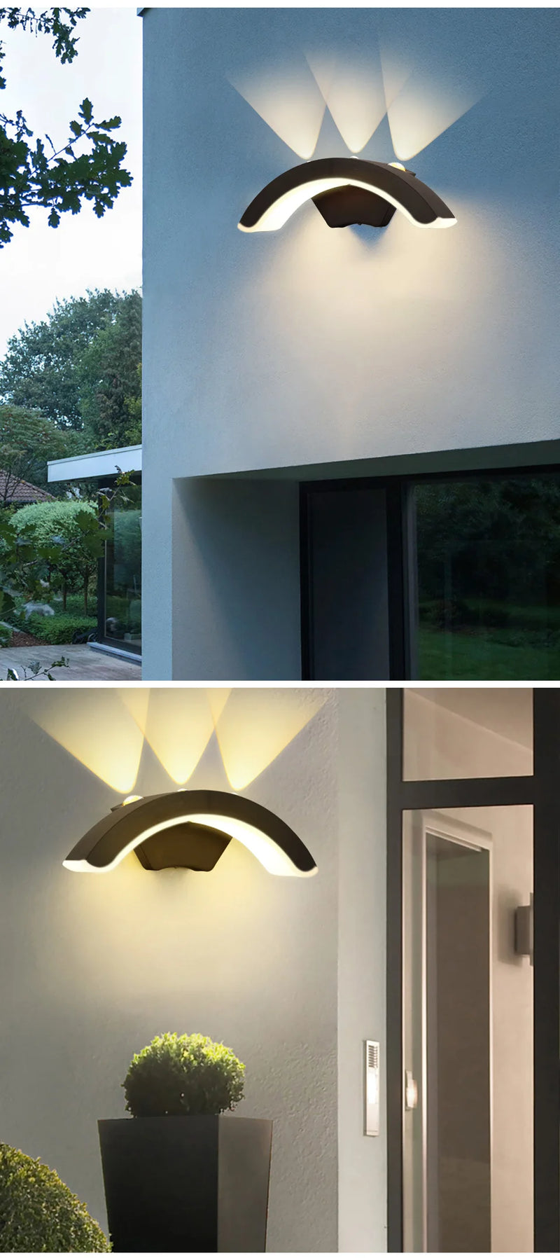 Waterproof IP66 Outdoor Wall Light 10W LED Wall Lamp Sconce Balcony Garden Decoration Lighting Lamp AC110V 220V