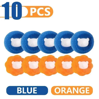 Bolas de lavanderia coletor de pêlos de animais de estimação para máquina de lavar roupa reutilizável coletor de fiapos remove fiapos de roupas acessórios para gatos de estimação