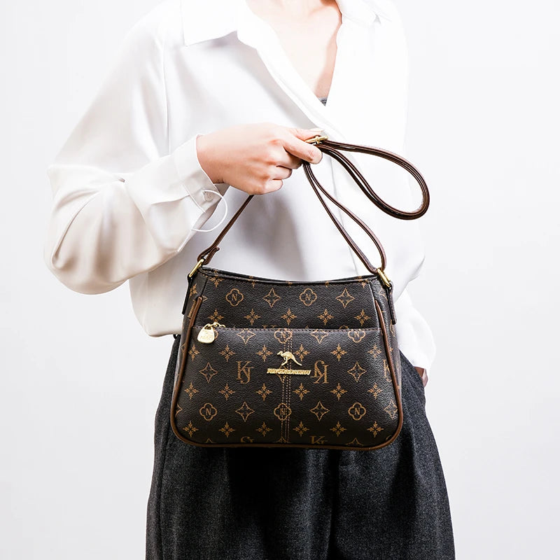 New high-end stylish women's bag, trendy niche pillow bag, fashionable Boston bag, single-shoulder crossbody for women