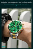 OLEVS Watch Men Top Brand Luxury Gold Quartz Military Watches Waterproof Date Luminous Stainless Steel Chronograph Clock Reloj
