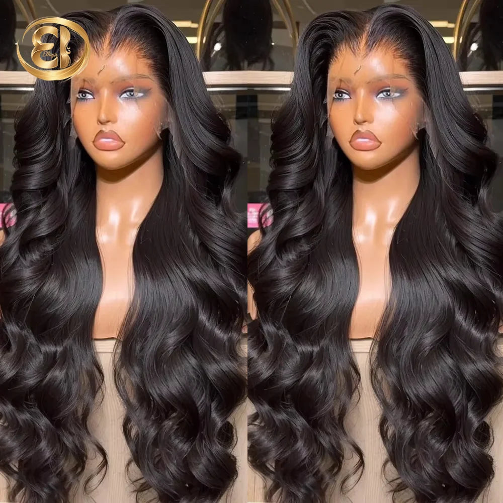 Peruca lace frontal cabelo humano ondulado - alta densidade 250%