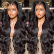 Peruca lace frontal cabelo humano ondulado - alta densidade 250%