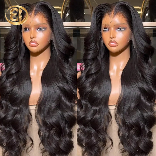 Peruca lace frontal cabelo humano ondulado - alta densidade 250%