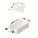 Cable Organizer Storage Box Set Durable Plastic Daily Office Supplies Sundries Charging Cord & Mobile Device Management Storage