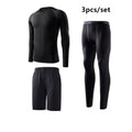 Traje deportivo para hombre, conjuntos para correr, compresión, gimnasio, fitness, ropa deportiva de secado rápido, mallas de baloncesto, ropa interior para correr al aire libre y entrenamiento.