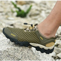 Summer fashion breathable mesh shoes Men's casual tennis sneakers Men's non-slip hiking shoes Men's hiking shoes