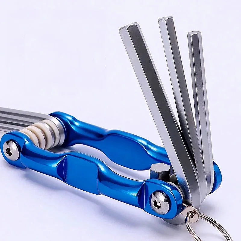 Portable Folding Hex Wrench Allen Set Metal Metric System Torx Hexagonal Spanner Screwdriver Hex Key High Quality Hand Tool