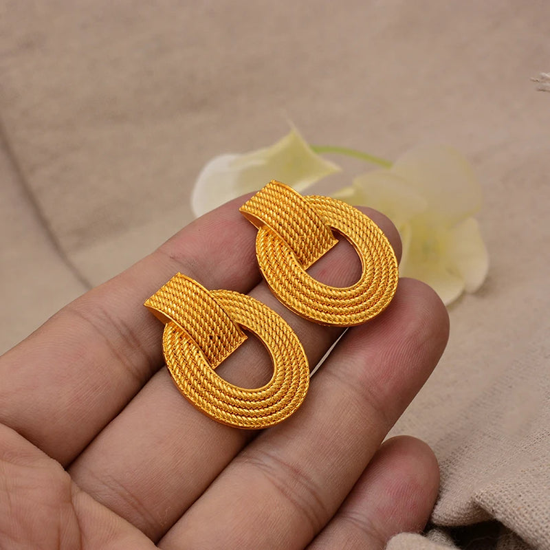 Jewelry Set For Women  Gold Plated With Necklace Pendant Nigerian Wedding Jewelry