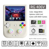 ANBERNIC RG406V Retro Handheld Game Console 4" IPS Multi-touch Screen Android 3D Hall Joystick 5500mAh Video Player 1080p DP Out