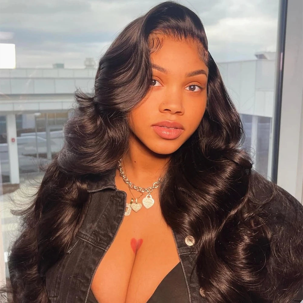 30 40 Inch 13x4 13x6 HD Body Wave Lace Front Wigs Pre-Plucked Loose Wave Lace Frontal Wig Water Wave Human Hair Wigs for Women