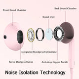 3.5mm In-Ear Earphone Wired with Microphone Earbuds White And Black Headphone Earphones for MP3 MP4 Samsung Huawei Xiaomi Phones