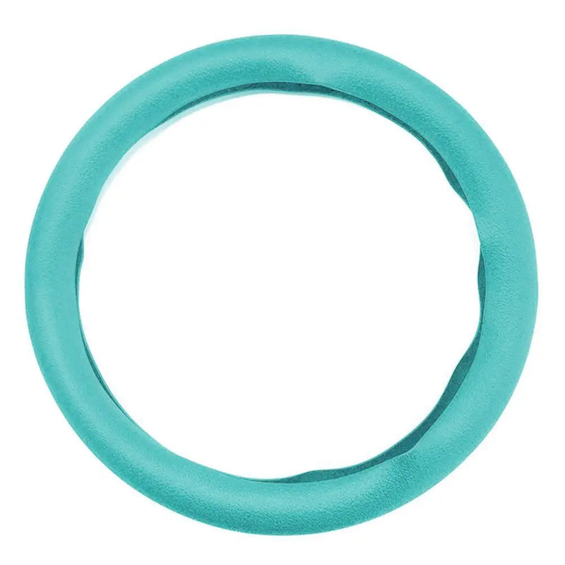 Car Silicone Steering Wheel Cover Men's And Women's Summer Fashion Sweat Wicking Non-slip All-season Model Thin And Soft