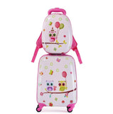 Kids Rolling Luggage Suitcase set 18 Inch kids Spinner Suitcase set travel trolley bags for girl  Suitcase trolley bag for boys