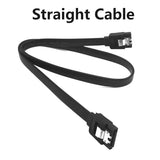 Cable de datos serial para disco duro de estado sólido Sata 3.0 de 40/50 cm, flexible, multicolor y multiespecificación, cable de transmisión rápida para disco duro Sata.