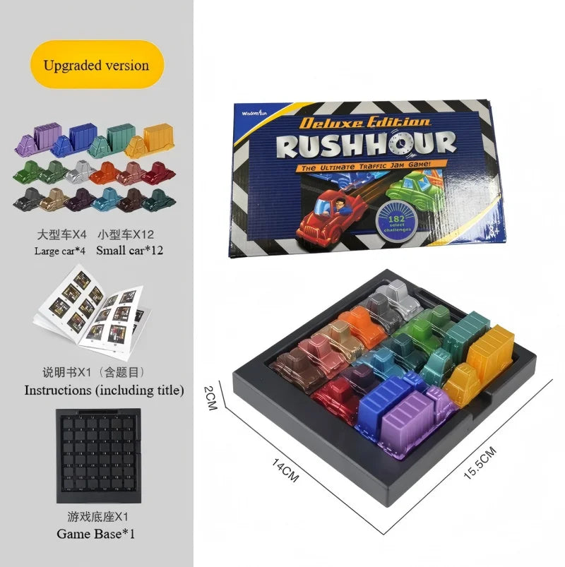 Puzzle Traffic Rush Hour Game Racing Rush Hour Car Interesting Road Logical Reasoning Desktop Game Children's Puzzle Best Toys