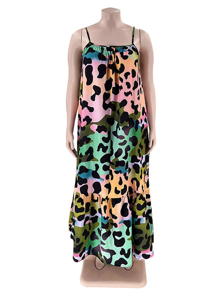 SOMO - Conjunto de dos piezas de talla grande para mujer, vestido y chal a juego, verano 2023, combinación floral, ropa de fiesta, venta al por mayor, dropshipping 