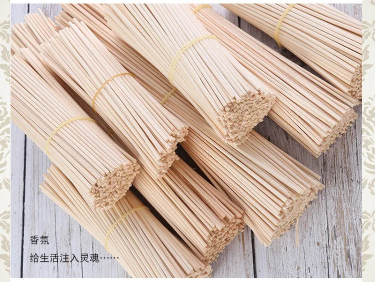 50pcs 10/19/22/24/30/35/40cm Natural Rattan Sticks Reed Diffuser Home Fragrance Reed Sticks Aromatherapy Diffuser Refill Sticks