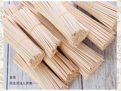 50pcs 10/19/22/24/30/35/40cm Natural Rattan Sticks Reed Diffuser Home Fragrance Reed Sticks Aromatherapy Diffuser Refill Sticks