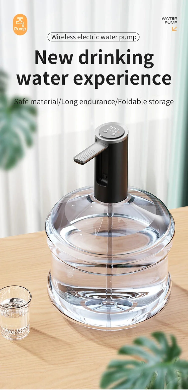 Smart Quantitative Alcohol Dispenser Professional High End Whiskey Pump Dispenser Liquor Pump Adjustable Foldable Wine Decanter