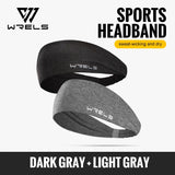 WRELS 1/2/3Pcs Sweatband Sports Headband for Men Women Moisture Wicking Workout Headband Sweat Band Non Slip Elastic Hairband
