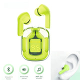 Auriculares inalámbricos TWS con Bluetooth 5.3, auriculares deportivos para juegos, reducción de ruido, graves, control táctil para todos los teléfonos.