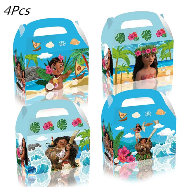 Disney-Moana Birthday Party Decorations, Balloons, Disposable Tableware, Cup, Plate, Baby Shower Toys, Celebration Supplies 