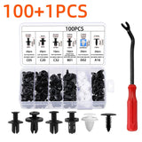 Auto Plastic Bumper Fastener Rivet Retainer Push Type Engine Cover Fastener Fender Car Door Trim Panel Clip