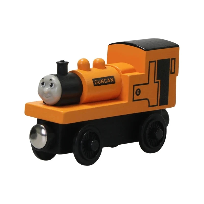 Thomas And Friends Wooden Trains Magnetic Connectable Track Trains Toys Handel Molley Lady Diesol Oliver Donald Educational Toys