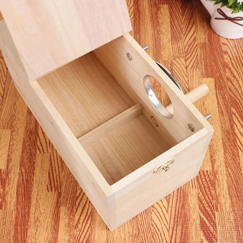 High Quality Wooden Bird Cage Nesting Box Breeding Hatching Nest for Parakeet Budgies Cockatiel Finch Lovebird Parrot Birdhouse
