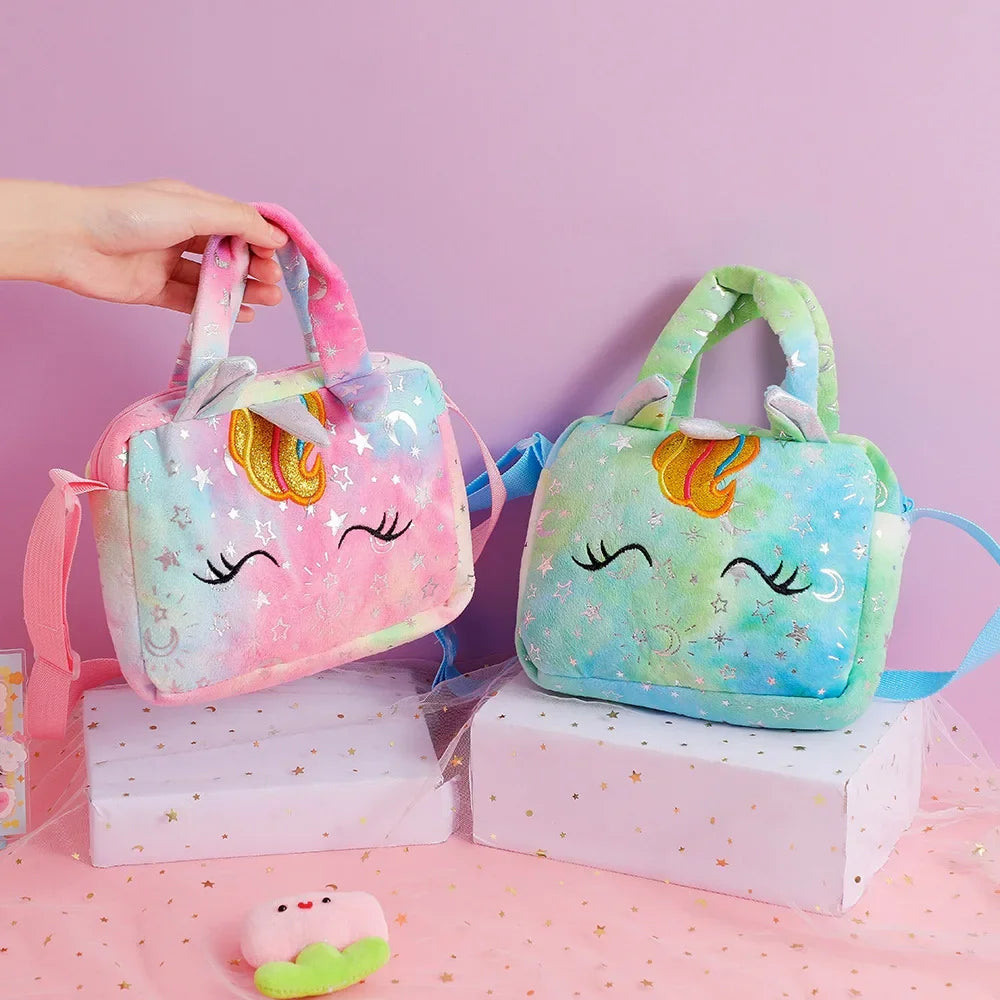 Bolsos de unicornio para niñas, bonitos bolsos cruzados para niños, regalo para niñas, monedero pequeño.