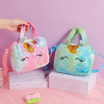 Bolsos de unicornio para niñas, bonitos bolsos cruzados para niños, regalo para niñas, monedero pequeño.