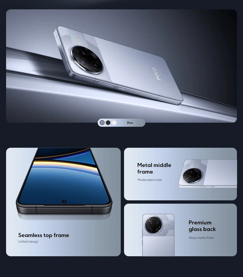 Global Version POCO F7 Pro Snapdragon 8 Gen 3 Smartphone 6.67'' 120Hz Display 50MP Camera 6000mAh Battery 90W IP68 Cellphone