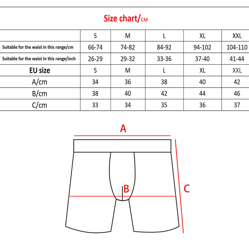 5pcs Set Mid-Long Cotton Boxer Shorts Men Underwear Male Underpants for Men Homme Boxershorts Slips Soft Panties Brand Briefs