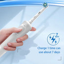 Oral B Vitality Cross Action Electric Toothbrush Rechargeable With 2 Minutes Timer Rotation Clean White Teeth Black/White Brush